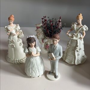 Lennox - Elegant White Ceramic Figurine Set